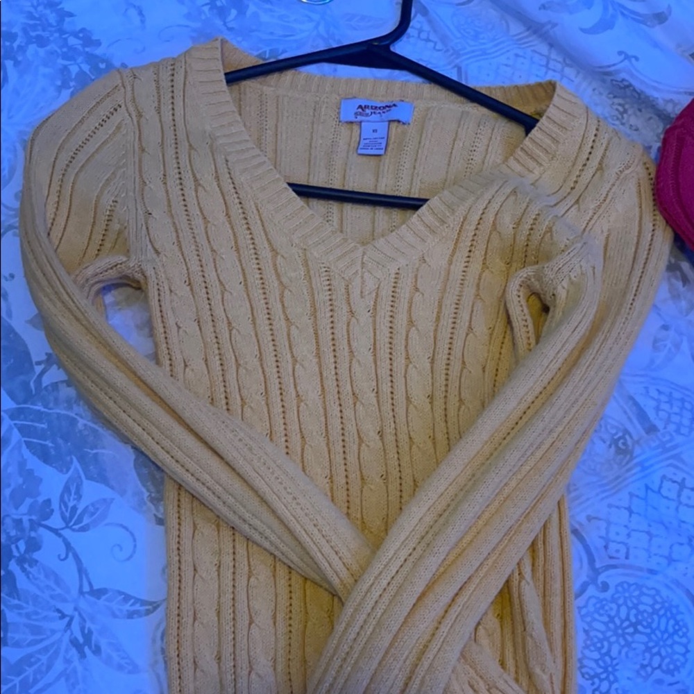 yellow shirt